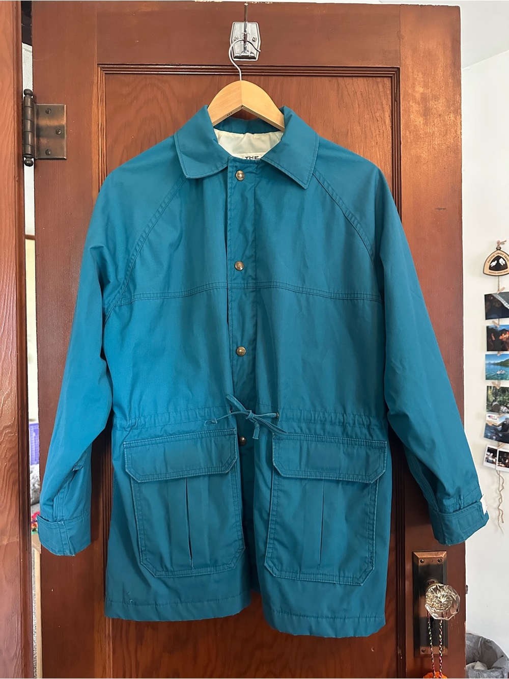 VINTAGE woolrich rain parka made in USA size L